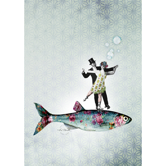 Carte postale Fishdance