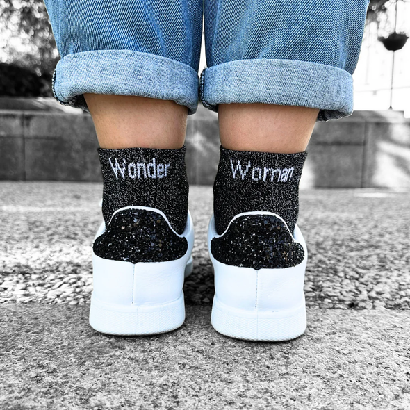 Chaussettes dépareillées Wonder Woman