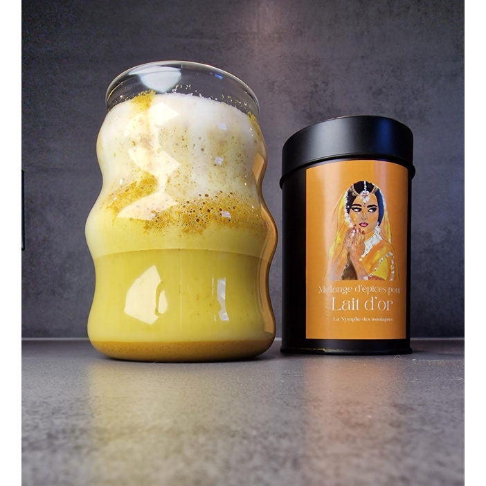 Mélange d'épices pour lait d'or