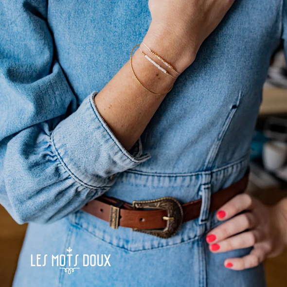 Bracelet Faites un voeu - Champagne