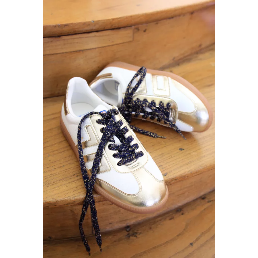 Lacets de chaussures lurex - Night blue