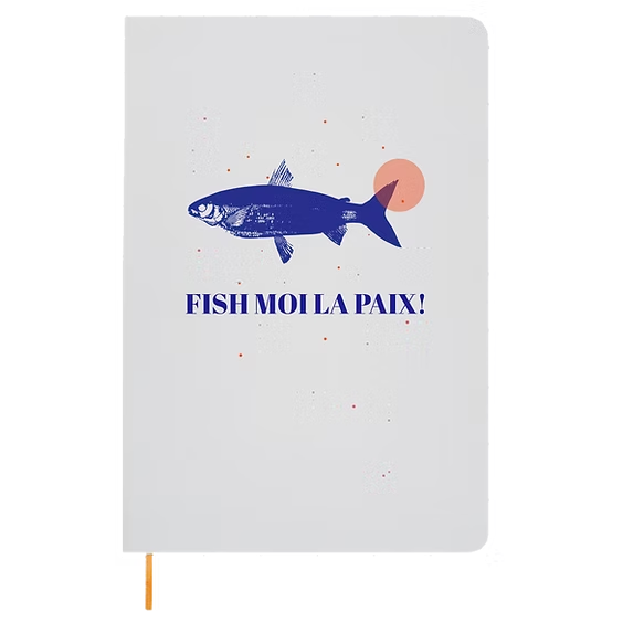 Carnet A5 - Fish moi la paix