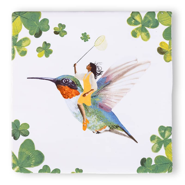 Carreau de céramique - Lucky bird
