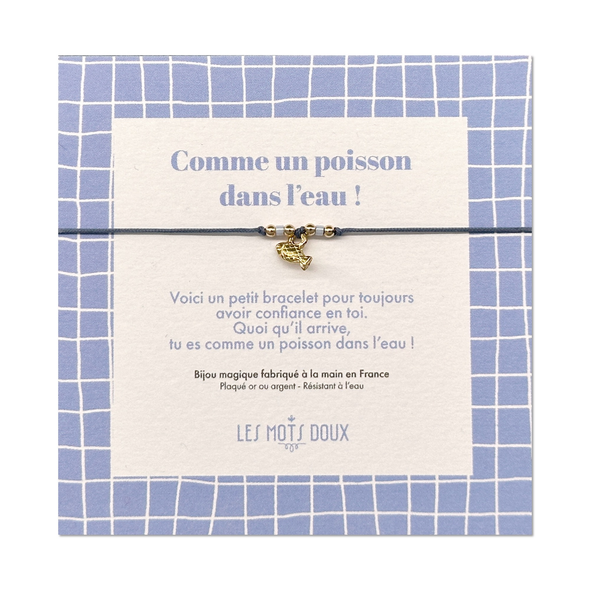 Bracelet Enfant "Comme un poisson dans l'eau !"