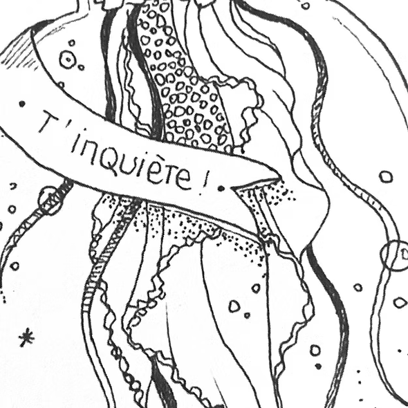 Carte de voeux - T'inquiète !