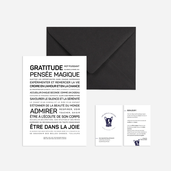 Affiche A4 - Gratitude