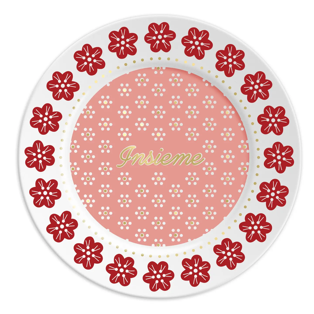 Assiette en porcelaine Insieme