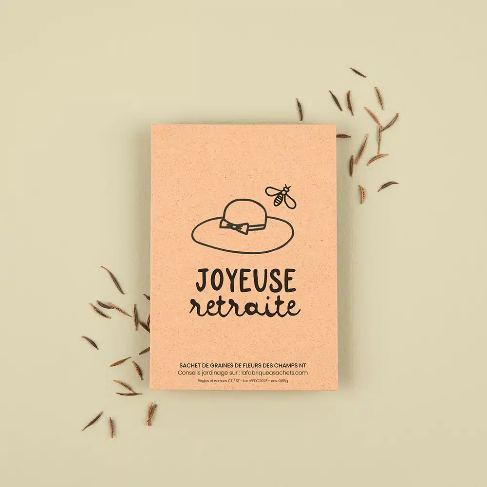 Sachet de graines - Joyeuse retraite