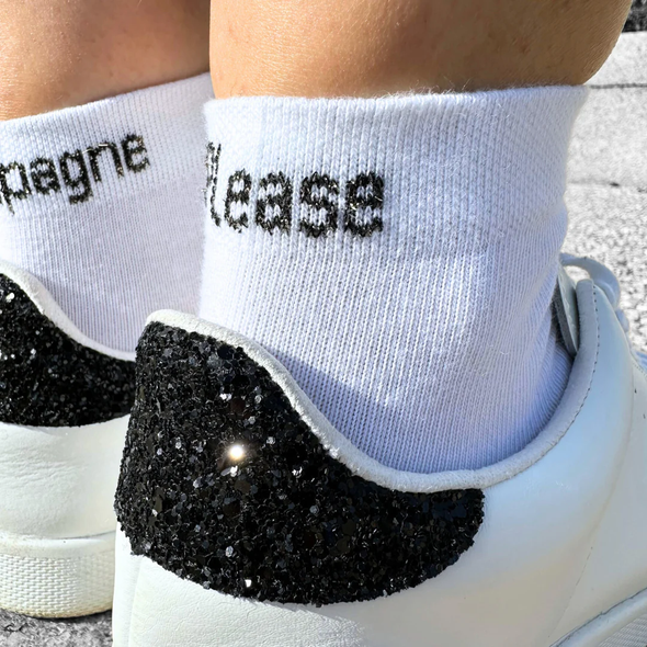 Chaussettes dépareillées Champagne Please
