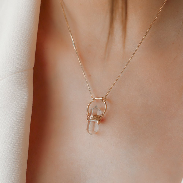 SHAYA | Collier cristal de roche