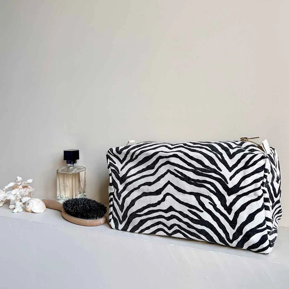 Trousse de toilette Vic - Zebra Greige