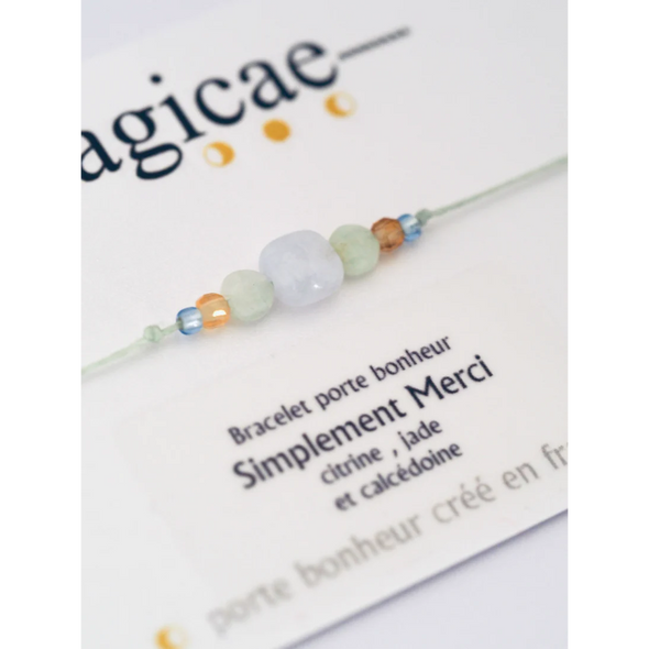 Bracelet porte bonheur Simplement Merci