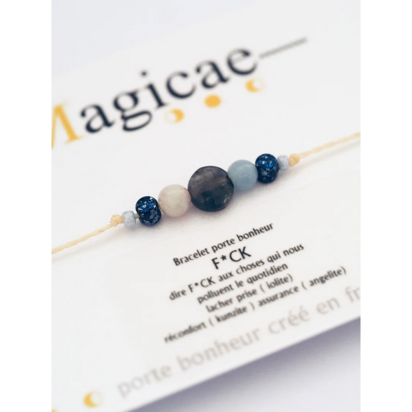 Bracelet porte bonheur - F*CK