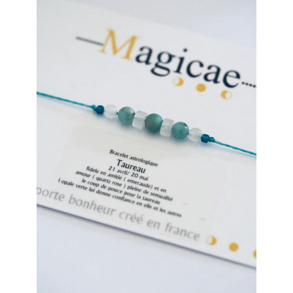 Bracelet porte bonheur astrologique - Taureau