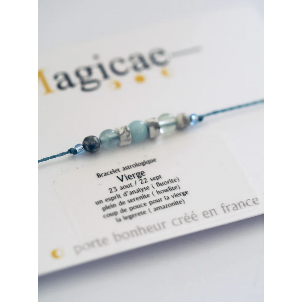 Bracelet porte bonheur astrologique - Vierge