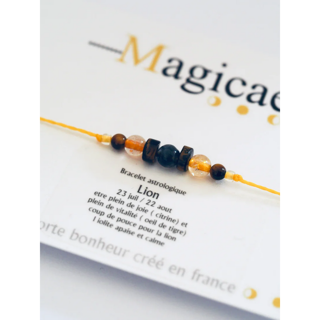 Bracelet porte bonheur Astrologique - Lion