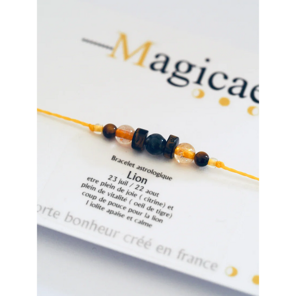 Bracelet porte bonheur Astrologique - Lion