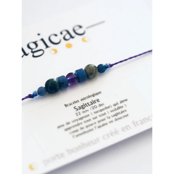 Bracelet porte bonheur Astrologique - Sagittaire