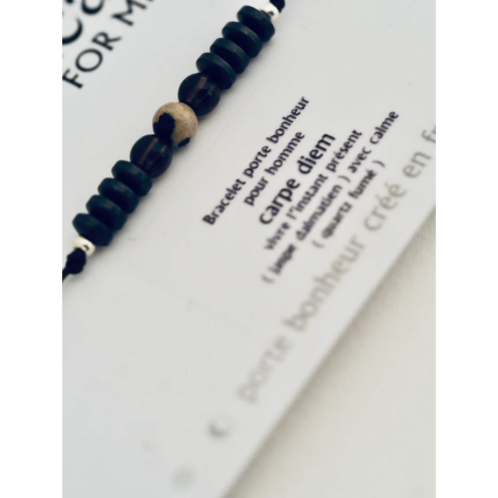 Bracelet porte bonheur Homme - Carpe Diem