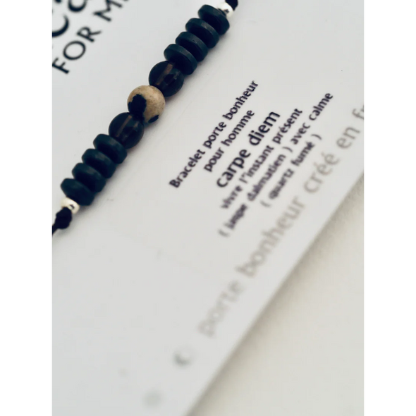 Bracelet porte bonheur Homme - Carpe Diem
