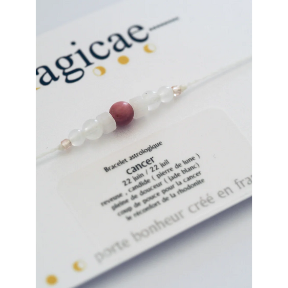 Bracelet porte bonheur Astrologique - Cancer