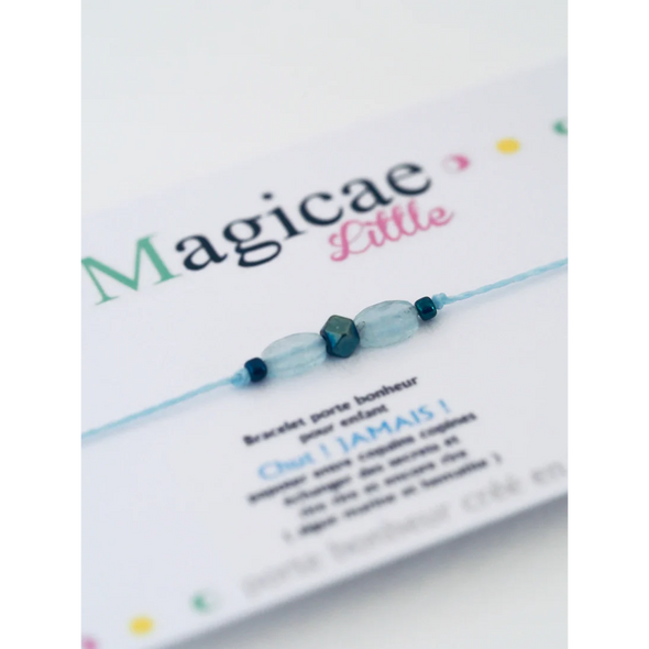 Bracelet porte bonheur Enfant - Chut ! Jamais !