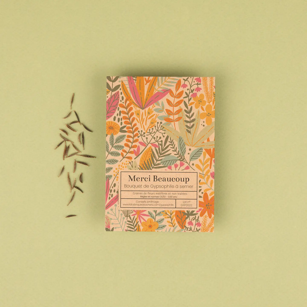 Sachet de graines - Merci beaucoup - Jungle