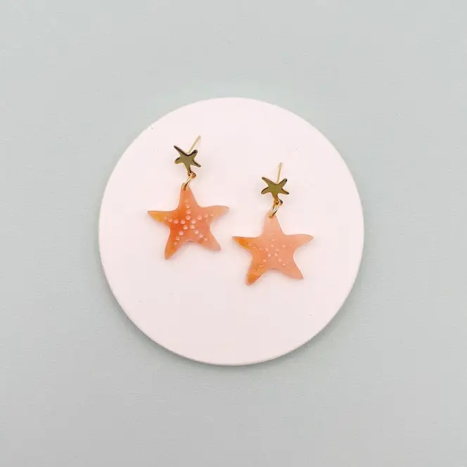 Boucles d'oreilles Etoiles de mer