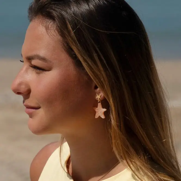 Boucles d'oreilles Etoiles de mer