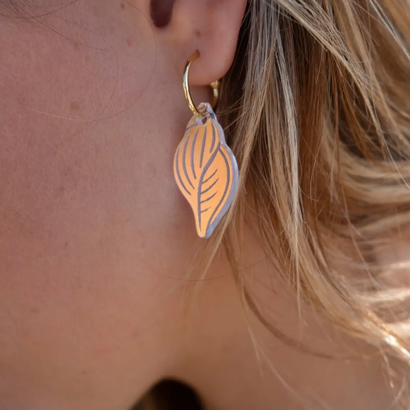 Boucles d'oreilles Créoles Coquillages Spirales