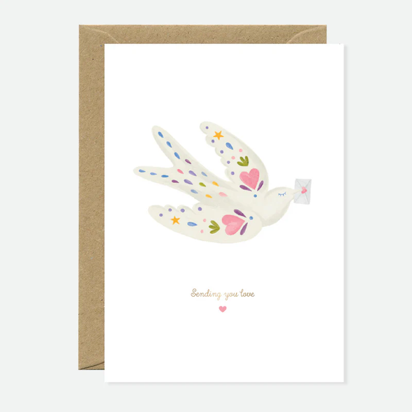 Carte Enveloppe Sending you love