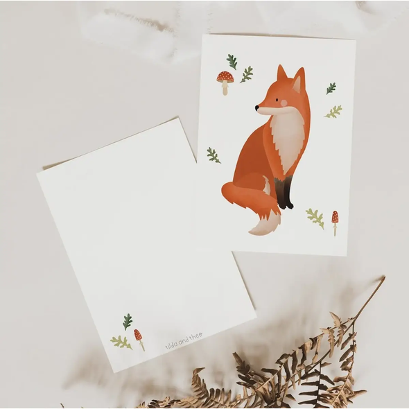 Carte postale Renard