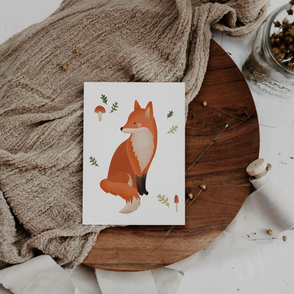Carte postale Renard