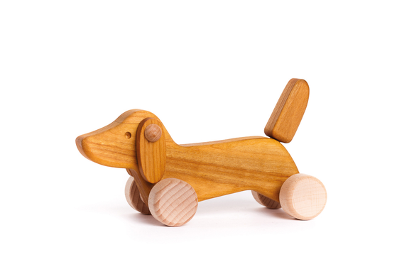 Teckel en bois