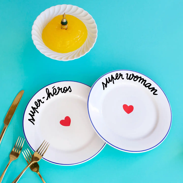 Assiette Super-Héros