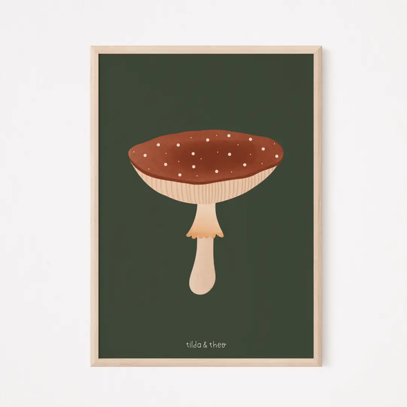Affiche A4 Champignon