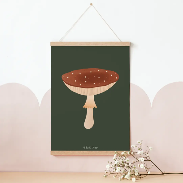 Affiche A4 Champignon