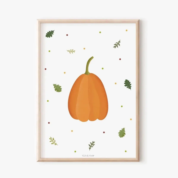Affiche A4 Citrouille