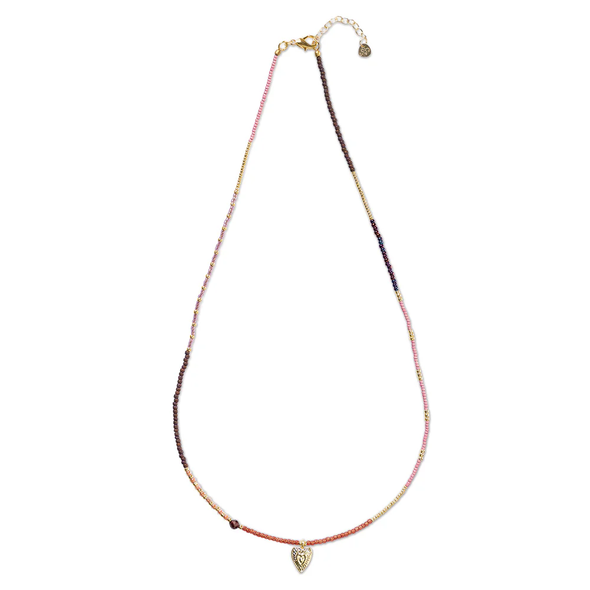 Collier Aventure Grenat