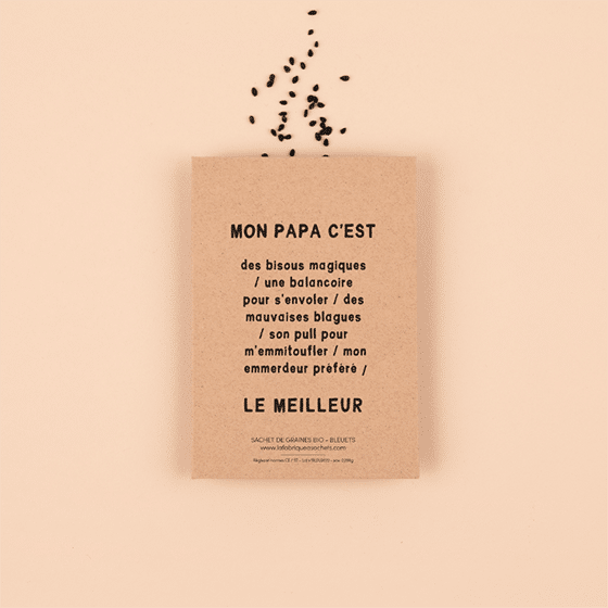 Sachet de graines - Mon Papa c'est le Meilleur