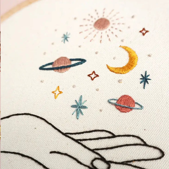 Kit de broderie DIY - Poignée d'étoiles