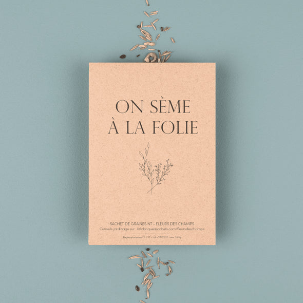 Sachet de graines - On sème à la folie