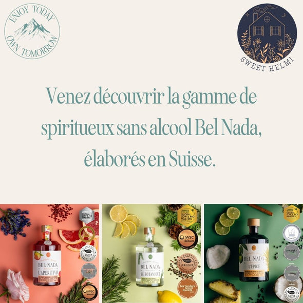 Dégustation des apéritifs sans alcool Bel Nada