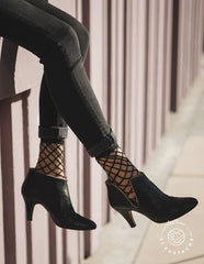 Chaussettes transparentes Broocklyn Bridge Black