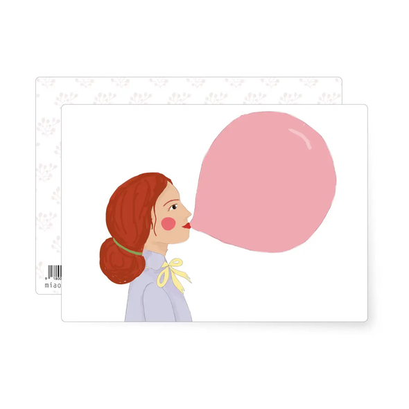 Carte postale Bubble