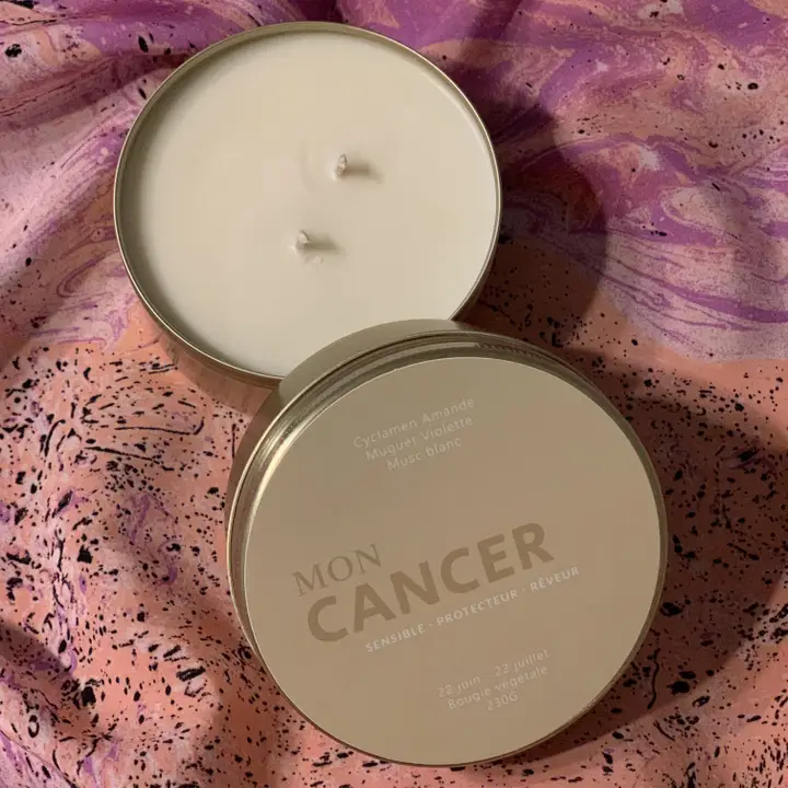 Bougie "Mon Cancer" - Grande