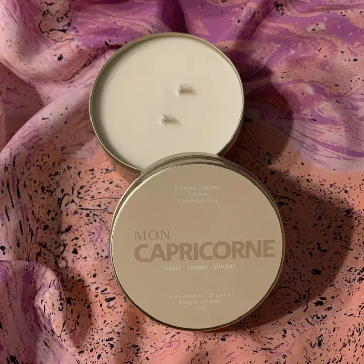 Bougie "Mon Capricorne" - Grande