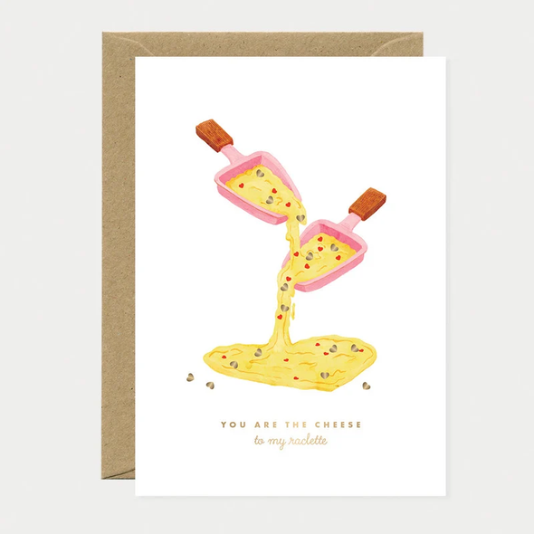 Cheese to my raclette - Carte de voeux