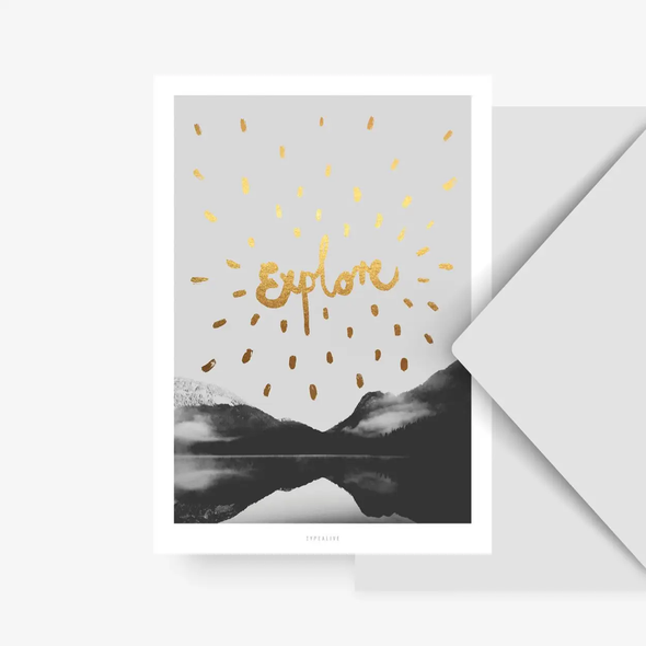 Carte postale - Explore