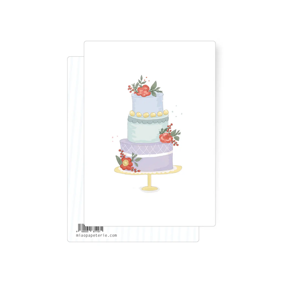 Carte postale Gateau géant